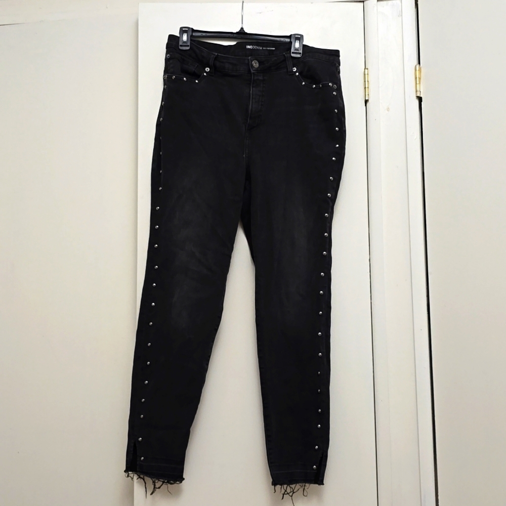 INC Demin High Rise Skinny Jeans  in size 16